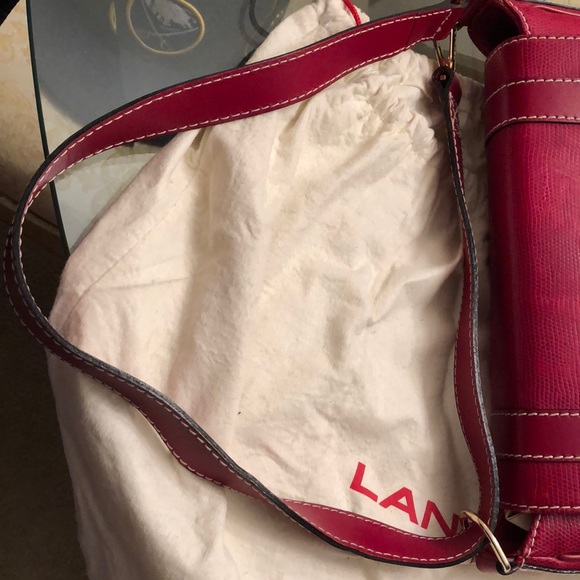 Lancel Paris leather shoulder bag - Picture 7 of 8